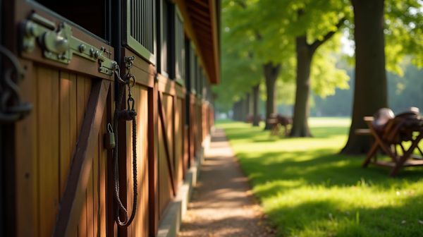 Sécurisez le box de votre cheval avec une porte adaptée